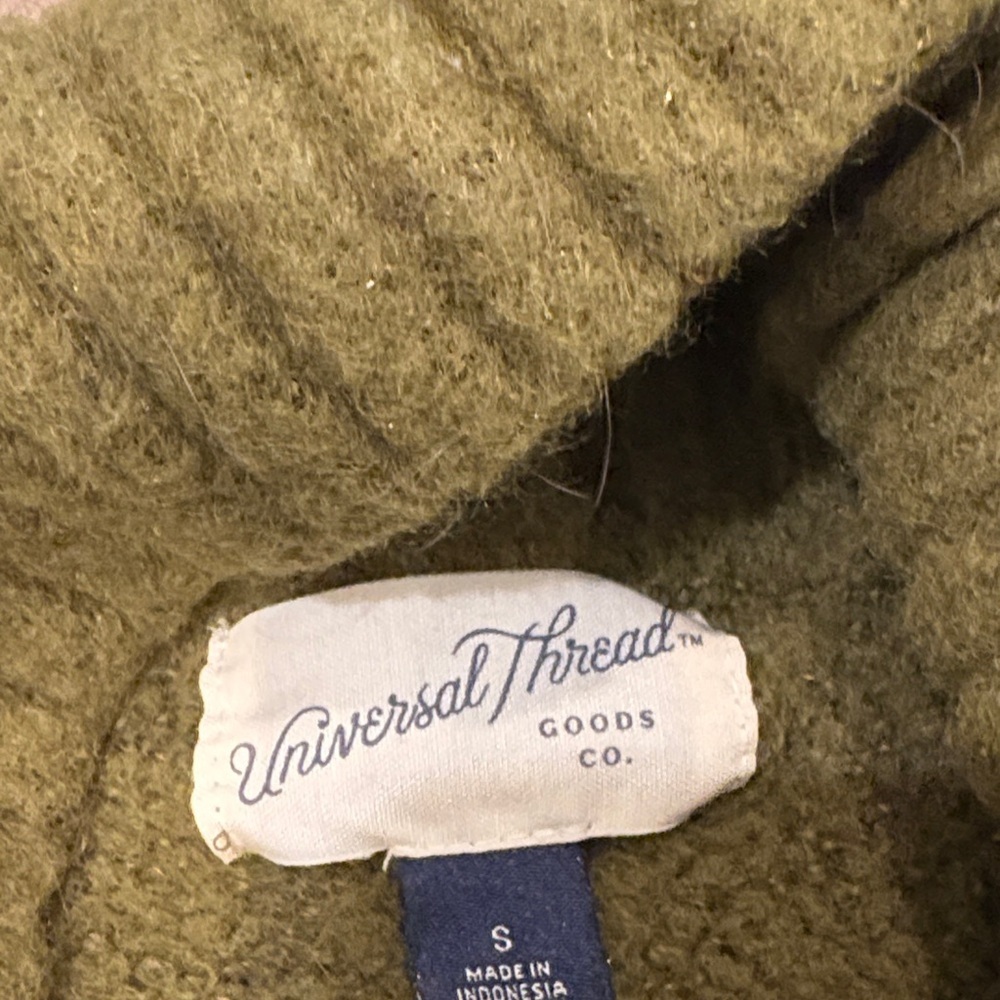 Olive Green Turtleneck Sweater - Picture 2 of 7